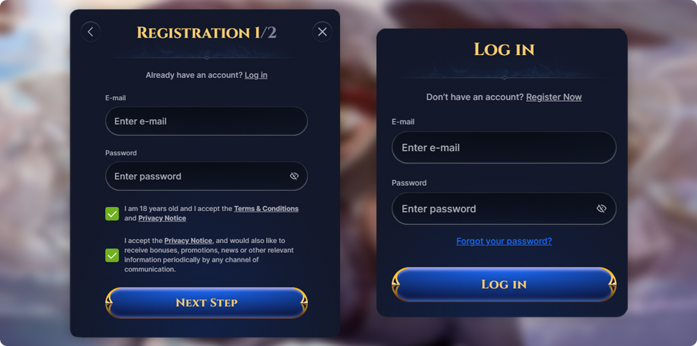 Cazeus Casino Login and Registration
